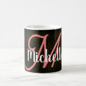 Mug Chic Gold parties scintillant poussière motif rose (Centre)