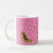 Mug Chic Golden Stilettos rose  (Gauche)
