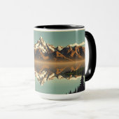 Mug Chic Grand Teton Wildlife & Peak Custom (Devant droit)