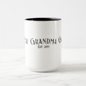 Mug Chic Grandma Established Personalize Name Year (Centre)
