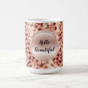 Mug Chic Joli Rose Gold Leopard