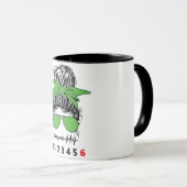 Mug Chic Jusqu'à... Drôle de Moto (Devant droit)