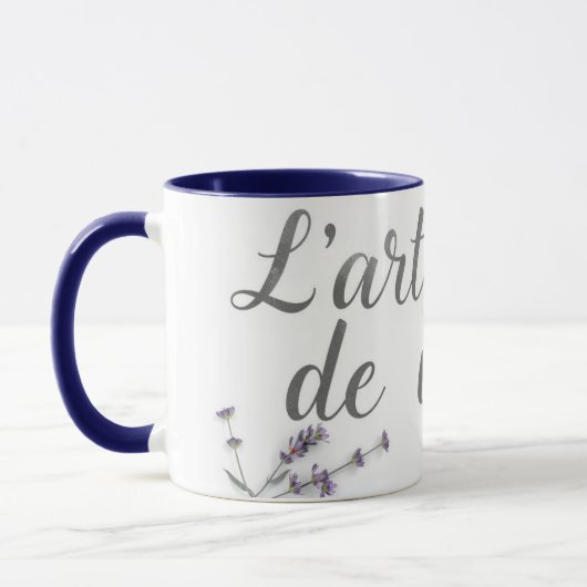 Mug Chic L'Art de Vivre French Quote Home Decor (Gauche)