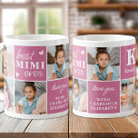 Mug Chic Meilleur MIMI Personnalisé 7 Grandma Photo Ro<br><div class="desc">Voici le cadeau parfait pour le meilleur MIMI de l'histoire - un collage photo personnalisé tasse de café! Cette tasse élégante et moderne offre de l'espace pour 7 photos spéciales, créant un cadeau unique et sentimental que toute mère adorerait. Avec l'option d'ajouter une initiale et un nom de monogramme personnalisé,...</div>