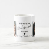 Mug Chic Minimal Photo | Serez-vous ma demoiselle d'ho (Centre)