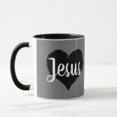 Mug chic moderne I HEART JESUS | (Gauche)