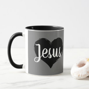 Mug chic moderne I HEART JESUS