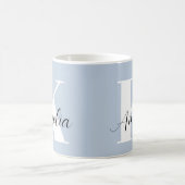 Mug Chic Monogramme bleu (Centre)