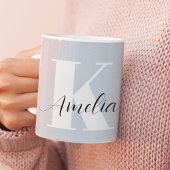 Mug Chic Monogramme bleu