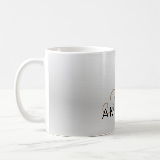 Mug Chic monogramme professionnel plain AJOUTER VOTRE  (Gauche)