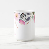 Mug Chic Motif Floral Botanique Monogrammé (Centre)