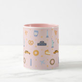 Mug Chic New York City Pattern Blush Pink (Centre)