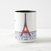 Mug Chic Parisian Window Haussmann Style Custom Name (Centre)