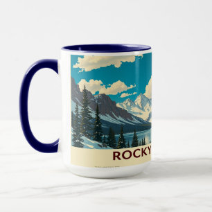 Mug Chic Pika Alpin Esthétique de la Montagne Rocheuse