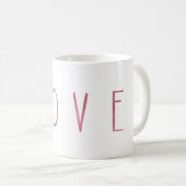 Mug Chic rose étincelle (Devant droit)