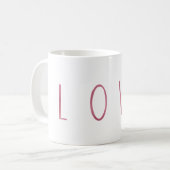 Mug Chic rose étincelle (Devant gauche)