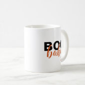 Mug Chic Royal Sienne Noir Boo Bébé (Devant droit)