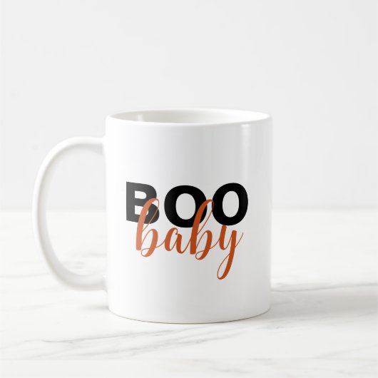 Mug Chic Royal Sienne Noir Boo Bébé (Gauche)