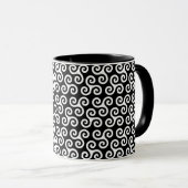 Mug Chic triple spirale Celtique triskele Symbole Moti (Devant droit)
