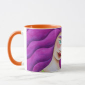 Mug Chica con su gato (Gauche)