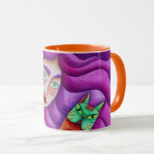 Mug Chica con su gato (Devant droit)