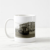 MUG CHICAGO 63E ET OCCIDENTALE 1952 TROLLEY ART SEPIA (Gauche)