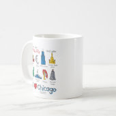 Mug Chicago--Enfant-Icône-NOUVEAU [Co (Devant gauche)