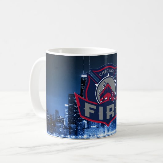 Mug Chicago Fire avec Skyline (Devant gauche)