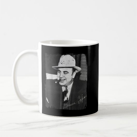 Mug Chicago Gangster Alphonse Gabriel Great Al Capone (Gauche)