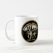 Mug Chicago German Shepherd African Heritage Pride Art (Gauche)