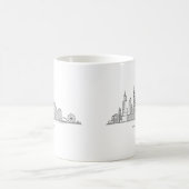 Mug Chicago IL Cityscape Illustration (Centre)
