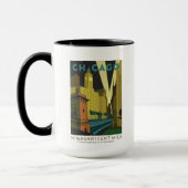 Mug Chicago, IL - Le Magnifique Mile (Gauche)