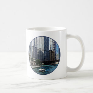 Mug Chicago IL - Rivière Chicago près du pont de Wabas