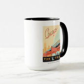 Mug Chicago, IL - Train "L" (Devant droit)