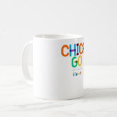 Mug Chicago Illinois Mid Century, Pop Art, (Devant gauche)