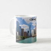 Mug Chicago Illinois River City Skyline (Devant gauche)
