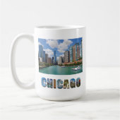 Mug Chicago Illinois River Skyline (Gauche)