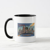 Mug Chicago, Illinois - Scènes de grandes lettres (Gauche)