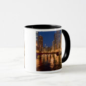 Mug Chicago, Illinois, Skyline et Chicago River au 2 (Devant droit)