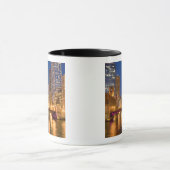 Mug Chicago, Illinois, Skyline et rivière Chicago à (Centre)