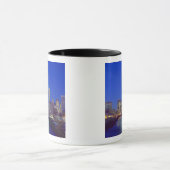 Mug Chicago, Illinois, Skyline la nuit avec Chicago (Centre)