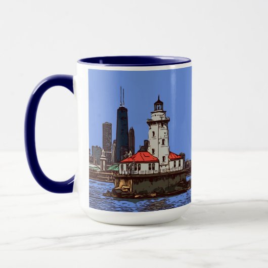 MUG CHICAGO LIGHTHOUSE (Gauche)