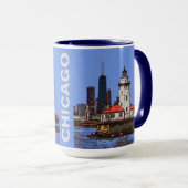 MUG CHICAGO LIGHTHOUSE (Devant droit)