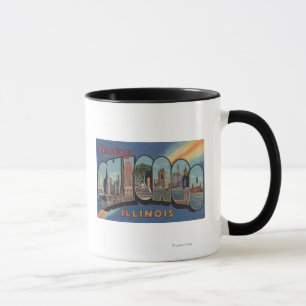 Mug Chicago, l'Illinois - grandes scènes de lettre
