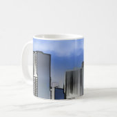 Mug Chicago Nature Scene Buildings Towers Art Sketch (Devant gauche)