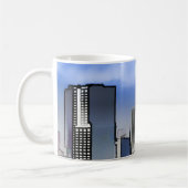 Mug Chicago Nature Scene Buildings Towers Art Sketch (Gauche)