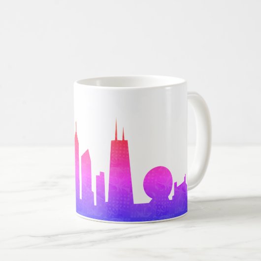 Mug Chicago Skyline (Devant droit)