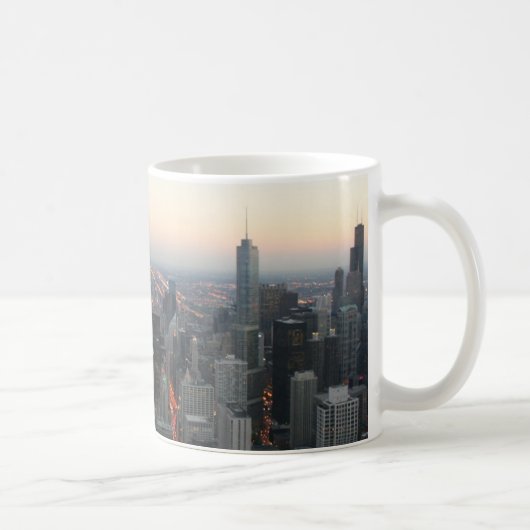 Mug Chicago Skyline à Sunset (Droite)