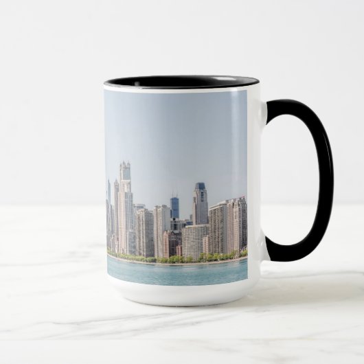 Mug Chicago Skyline Avec Le Lac Michigan (Droite)