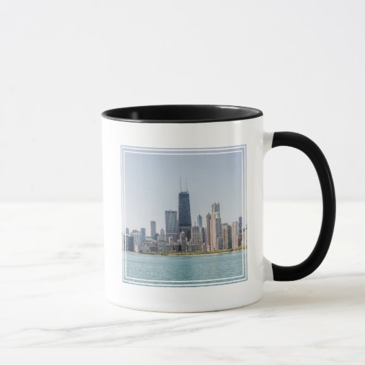 Mug Chicago Skyline Avec Le Lac Michigan (Droite)